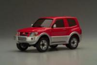 Mitsubishi Pajero Red   MO Mini-Z Overland.