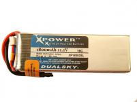   Dualsky 1800mAh 3S1P 11.1V, 16C (XP18003SL)