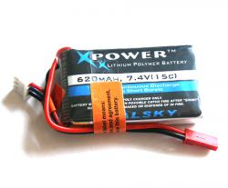   Dualsky LI-PO XP06202 620mAh 2S1P 7.4V