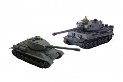 Радиоуправляемый танковый бой  Zegan Tiger (Тигр) I + T-34 1/24